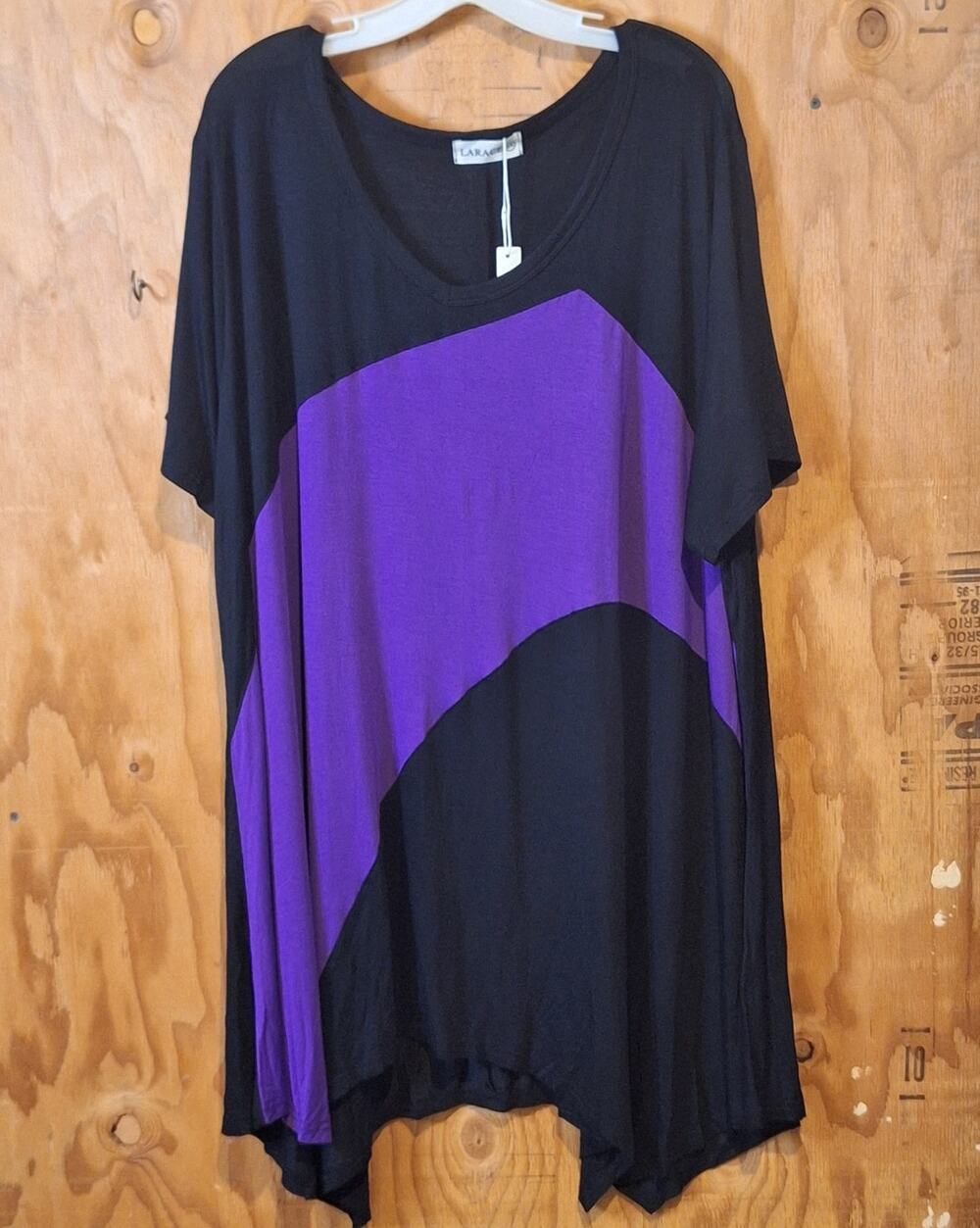 NWT Larace Shirt Women's 6X Runs 3X Tunic / Mini Dress Comfort Flowy Lightweight